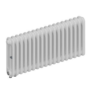 Радиатор стальной трубчатый Rifar TUBOG 3037 28 секций, подкл нижнее одност с терм, черный янтарь глянцевый